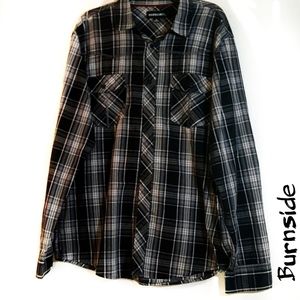 Burnside long sleeve plaid shirt